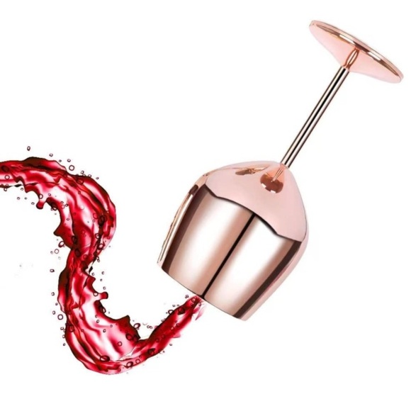 VERISA Rose Gold 18oz Unbreakable Steel Wine Glasses/Goblet | Set of 2 | NEW🩷🍷 - Picture 6 of 10